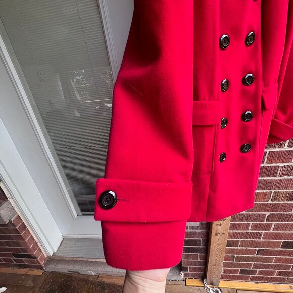 Forever XXI red woman coat - Picture 6 of 11